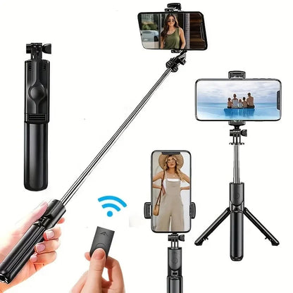 Handheld 360 Degree Flexible Sports Camera Monopod Stand Mobile Phone Mini Selfie Stick Tripod With Wireless Remote Leedoar