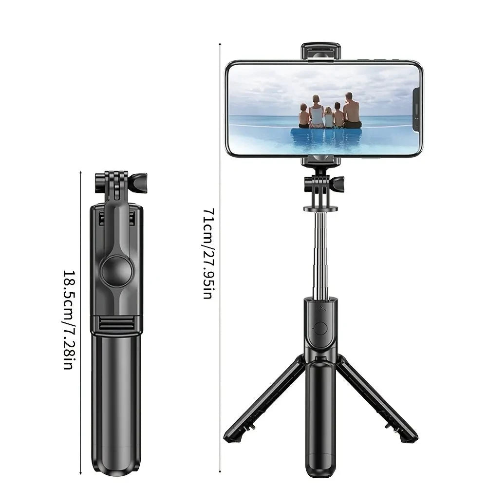 Handheld 360 Degree Flexible Sports Camera Monopod Stand Mobile Phone Mini Selfie Stick Tripod With Wireless Remote Leedoar