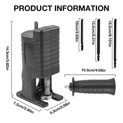 Handheld Electric Drill to Electric Saw Household Reciprocating Saw Small-scale Carpenter's Handheld Electric Tool Accessory Set Leedoar