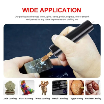 Handheld Mini Electric Drill DIY Electric USB Electric Drill Tools For Epoxy Resin Jewelry Making Wood Craft Engraving Pen Tool Leedoar