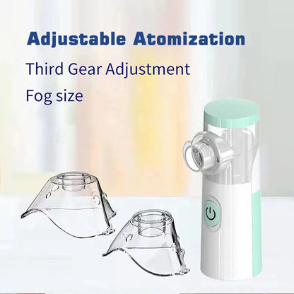 Handheld Portable Inhale Nebulizer Mesh Atomizer Silent Inhaler Nebuliser Inhalator for Adult Kids Nebulizador Leedoar