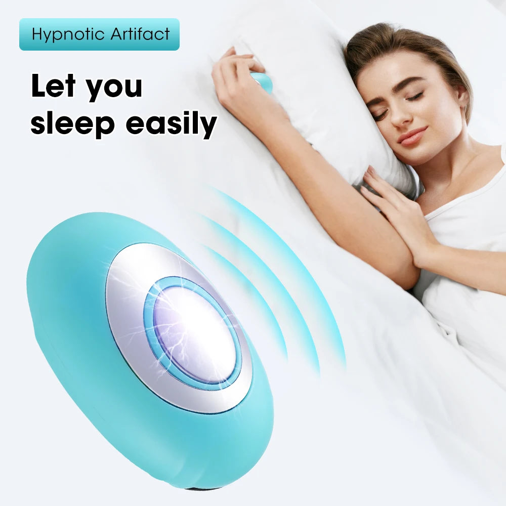 Handheld Sleep Aid Device Micro Current Stimulation Hypnosis Sleep Aid Insomnia Device Anti Anxiety Fast Sleep Instrument Leedoar