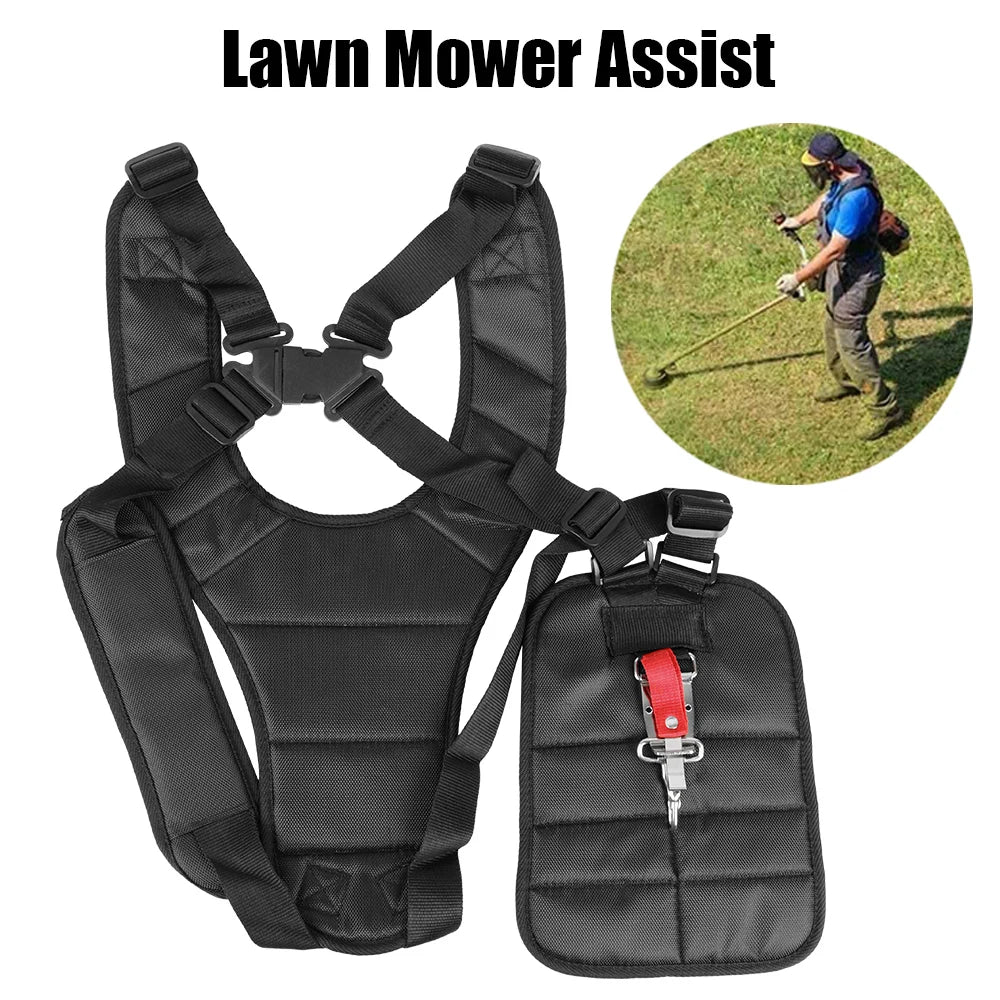 Harness Strap Belt Lawn Mower Power Pruner Double Trimmer Shoulder Adjusted Band For Brush Cutter & Trimmer Garden Leedoar