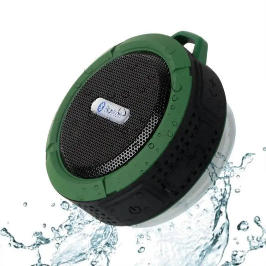 C6 Bluetooth Speaker Outdoor Sports Waterproof IPX65 Portátil Pequeno Canhão de Aço Dia Chuvoso Banheiro Ventosa Mini Áudio Doméstico