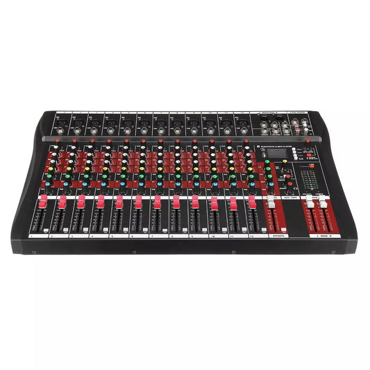 12-channel Professional Mixer Computer Stage Recording USB Sound Card