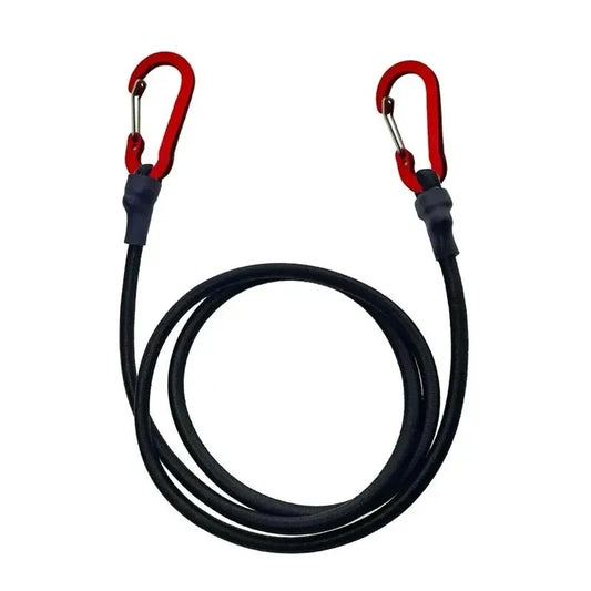 Heavy Duty Bungee Cord Elastic Tie Strap String Carabiner Hooks Kayak Cycling Luggage Packing Ropes Camping Accessories Leedoar