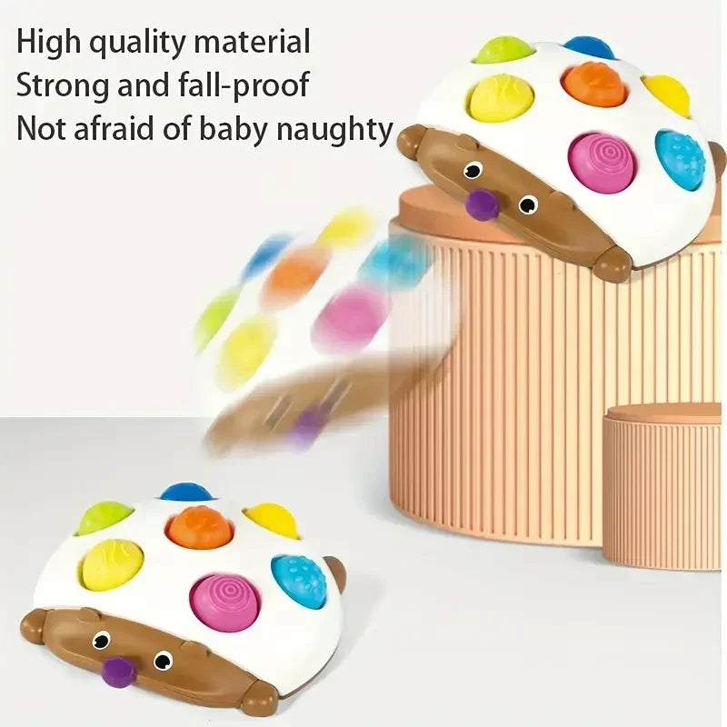 Hedgehog Press Soft Key Concentration Training Early Education Toys Hand-Eye Coordination Children's Educational Small Hedgehog Leedoar