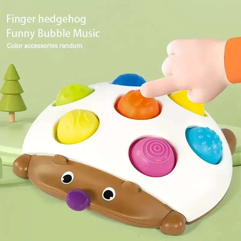 Hedgehog Press Soft Key Concentration Training Early Education Toys Hand-Eye Coordination Children's Educational Small Hedgehog Leedoar