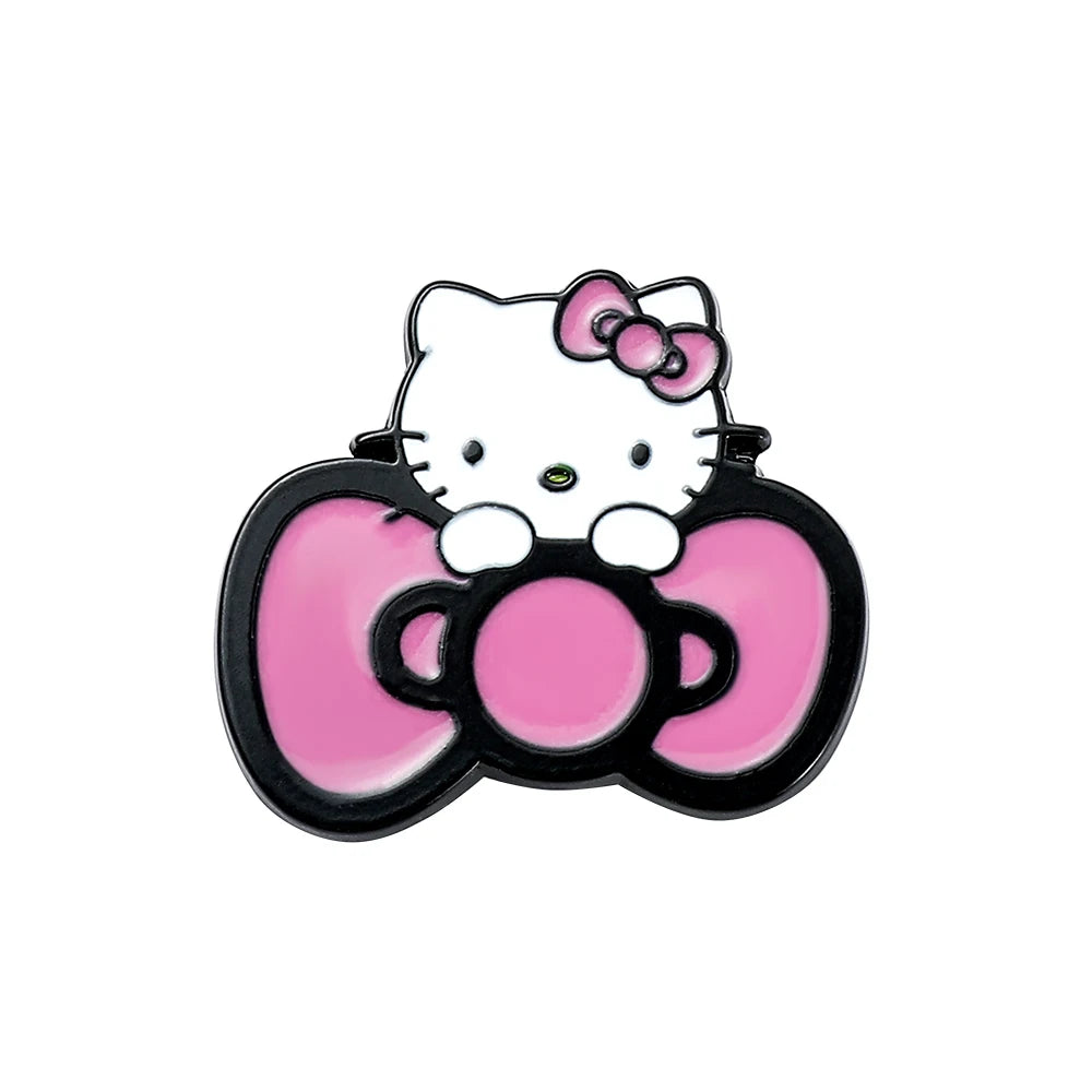 Hello Kitty Kuromi Pochacco Kit fofo gato lapela pinos para mochilas broches para mulheres esmalte pino presente moda jóias acessórios 