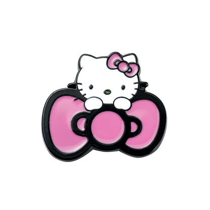 Broches de solapa con diseño de Hello Kitty Kuromi Pochacco, bonitos y esmaltados, para mochilas, para mujer, accesorios de joyería de moda 