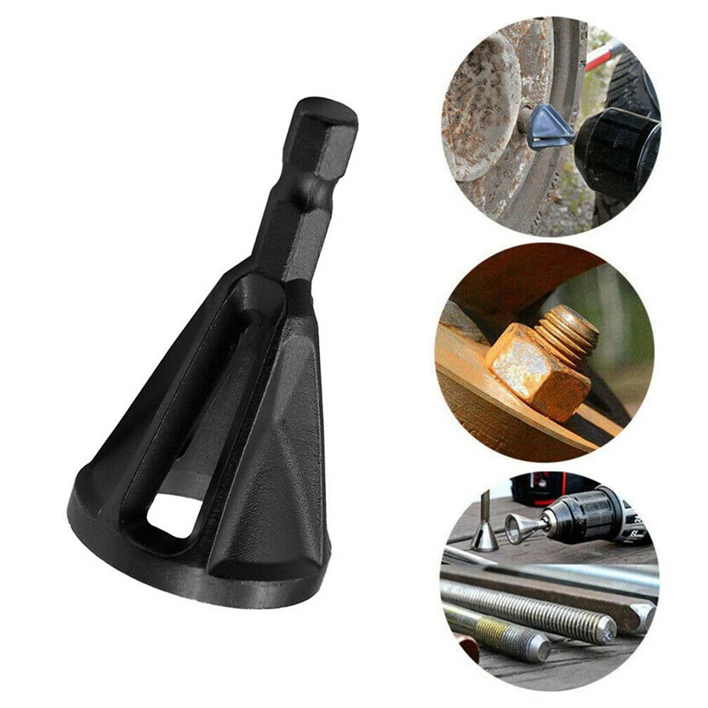 Hex Shank Deburring External Chamfer Tool Remover Burr For Metal Drilling Tool Electric Drill Deburring External Chamfer Tool Leedoar