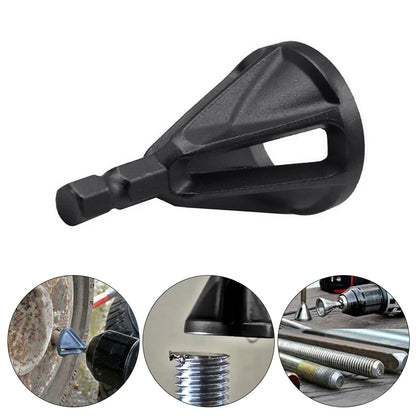 Hex Shank Deburring External Chamfer Tool Remover Burr For Metal Drilling Tool Electric Drill Deburring External Chamfer Tool Leedoar