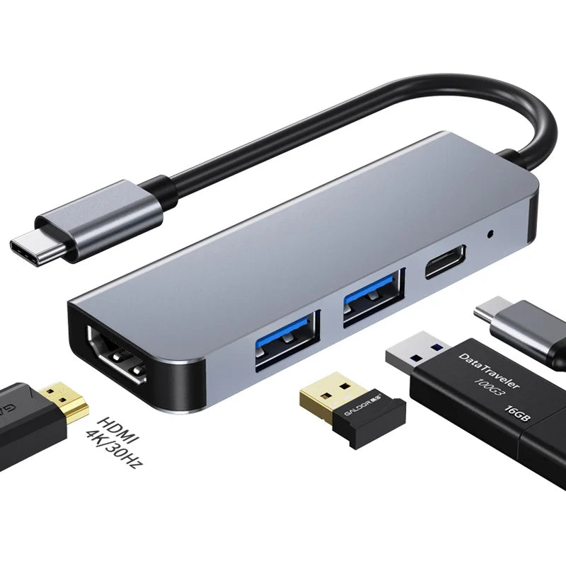 USB Tipo Type C Hub Docking Station