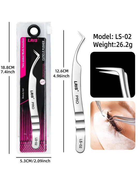 High Precision Grafting Eyelash Tweezers Professional Beauty Eyelash Professional Flower Cip Dolphin Golden Feather Clip Leedoar