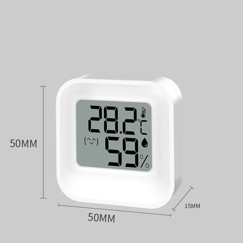 High Precision Mini Electronic Temperature And Humidity Meter Indoor Household Wall Mounted Dry And Wet Display Detector Leedoar