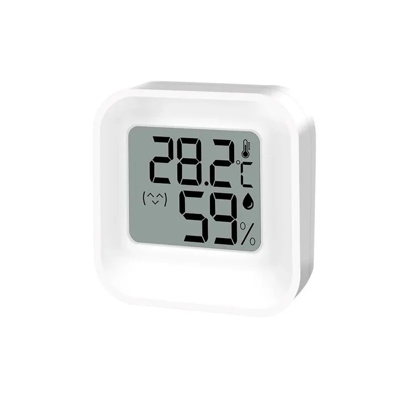 High Precision Mini Electronic Temperature And Humidity Meter Indoor Household Wall Mounted Dry And Wet Display Detector Leedoar