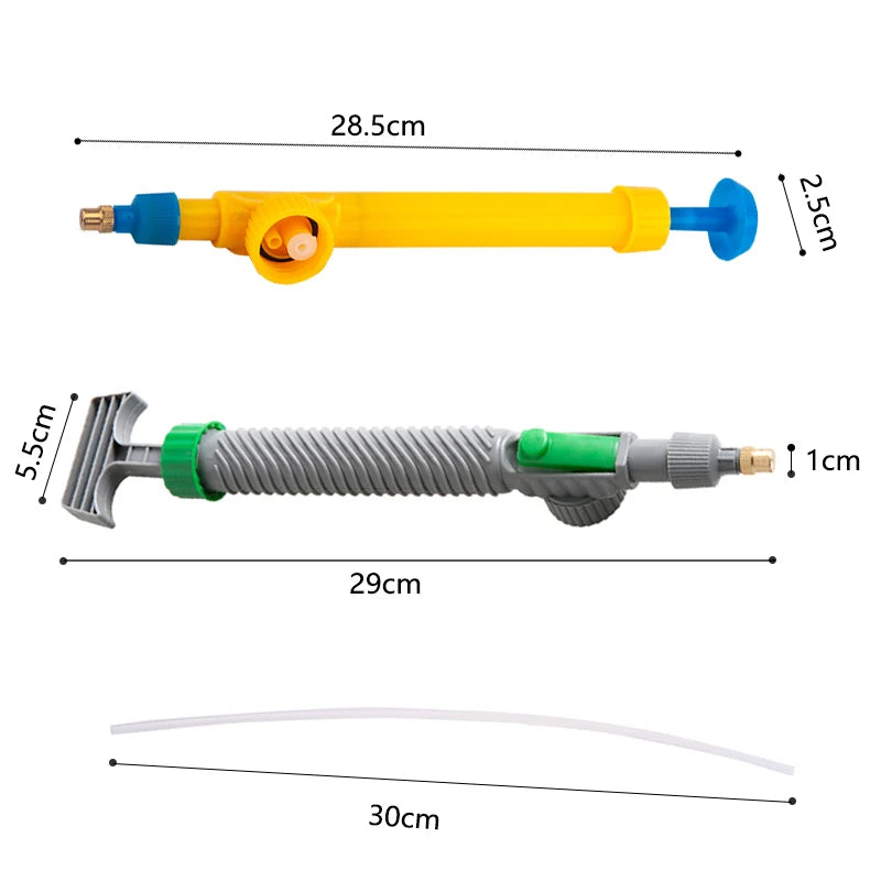 High Pressure Air Pump Manual Sprayer Adjustable Drink Bottle Spray Head Nozzle Garden Watering Tool Sprayer Agriculture Tools Leedoar