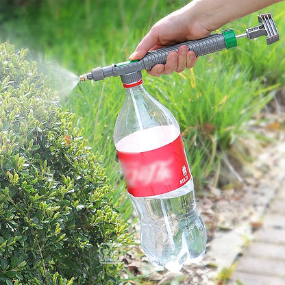 High Pressure Air Pump Manual Sprayer Adjustable Drink Bottle Spray Head Nozzle Garden Watering Tool Sprayer Agriculture Tools Leedoar