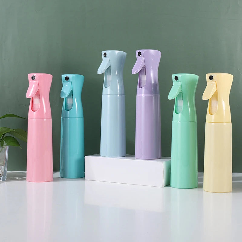 High Pressure Spray Bottle Macaron Color Matching 300ml Skin Care Spray Can Nail Universal Use 1pc Moisturizing Spray Bottle Leedoar