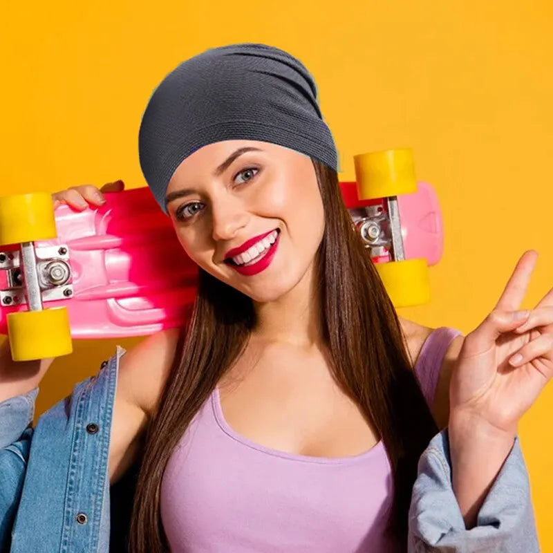 Pañuelo para la cabeza gris oscuro de alta calidad para ciclismo, deportes, gorra fría para correr, absorbente y transpirable, gorra de ciclismo apilada fina para verano 