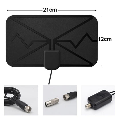 High gain High-definition television DTV box digital TV indoor antenna is used for DVB-T2 Television antenna signal intensifier Leedoar