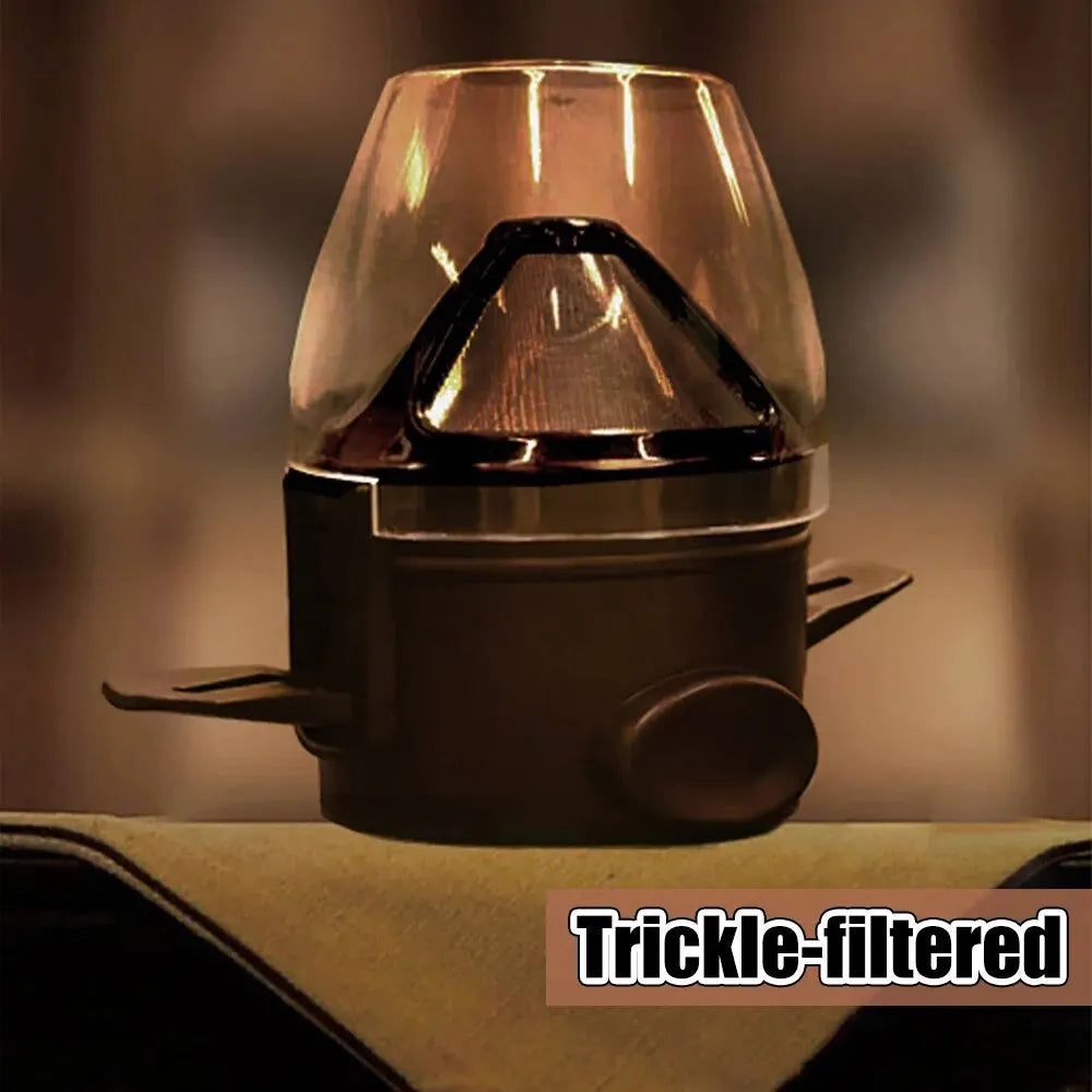 Home Little Angel Portable Coffee Filter Cup Foldable Hand Flushable Double 304 Stainless Steel Coffee Filter Leedoar