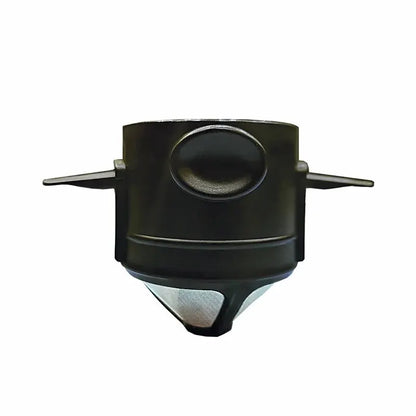 Home Little Angel Portable Coffee Filter Cup Foldable Hand Flushable Double 304 Stainless Steel Coffee Filter Leedoar