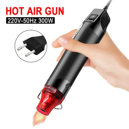 Hot Air Gun 220V Soldering Temperature Blower Gun DIY Crafts Electric Power Hot Dryer Mini Heat Gun For Shrink Tubing Car Wrap Leedoar