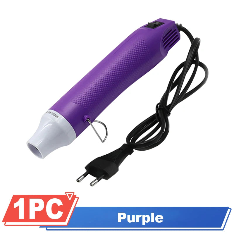 Hot Air Gun 220V Soldering Temperature Blower Gun DIY Crafts Electric Power Hot Dryer Mini Heat Gun For Shrink Tubing Car Wrap Leedoar