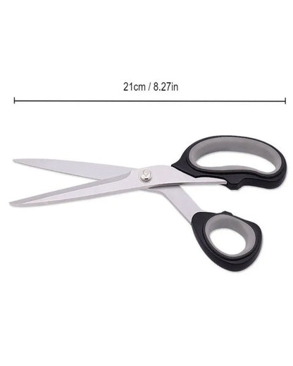 [Hot Sales] 1Pc Black Gray Stainless Steel Barbecue Scissors Steak Kitchen Scissors Manufacturer Kitchen Tools Household Scissor Leedoar