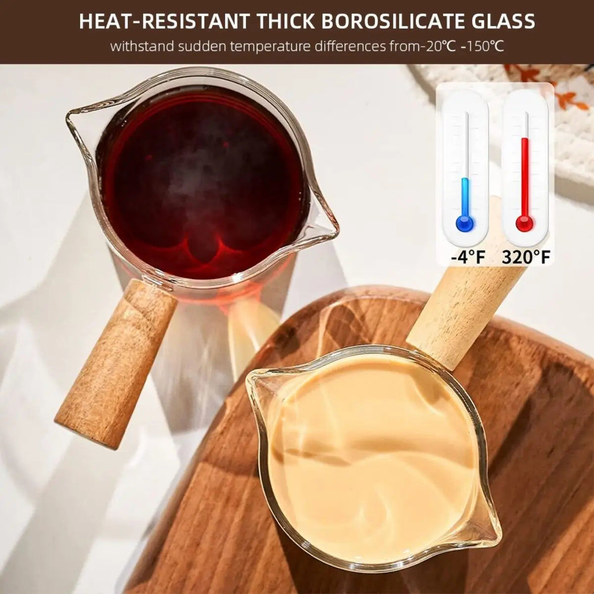 [Hot Sales] 75ml Glass Espresso Measuring Cup Double/Single Mouth Glass Milk Jug with Handle Glass Scale Measuring Mugs Leedoar