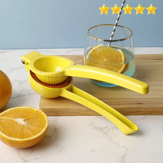 【Venta caliente】Exprimidor de limón manual para el hogar Prensa manual de aleación de aluminio Máquina de jugo de naranja Herramientas de cocina prácticas portátiles 