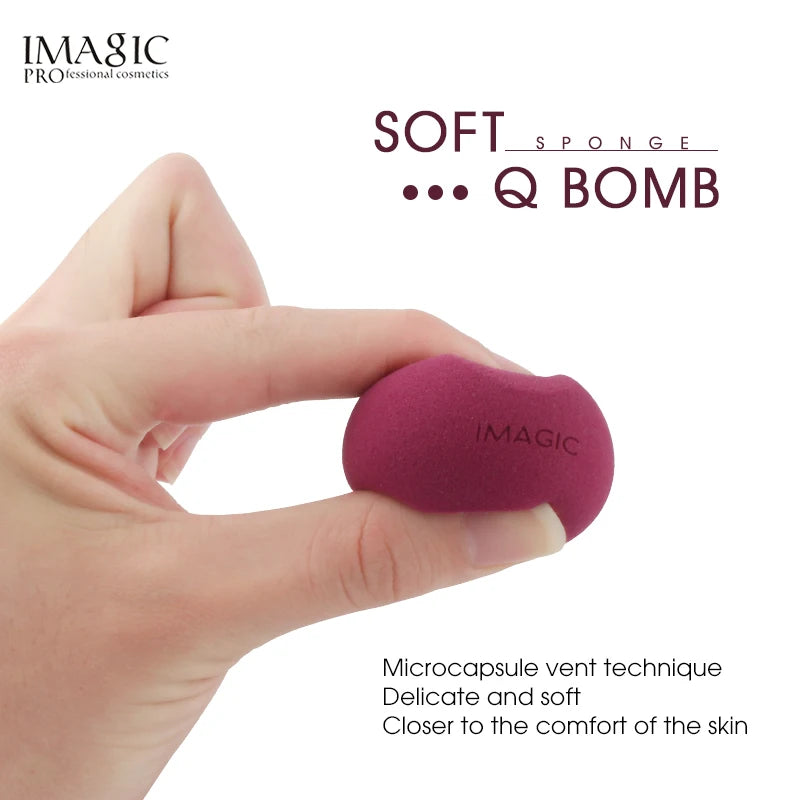 IMAGIC Makeup Sponge Puff Professional Cosmetic Puff For Foundation sponge Beauty Cosmetic Makeup Puff 5 colors TL-435 Leedoar