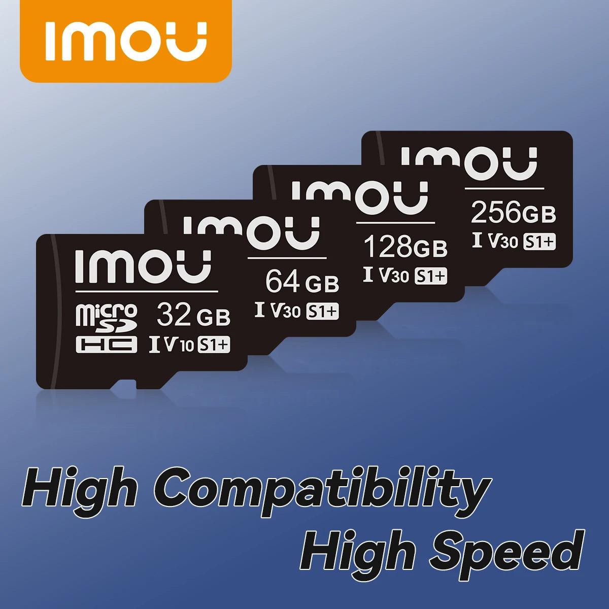 IMOU SD Card High-speed 32G 64G High Adaptability128G 256G High Compatibility Exclusive MicroSDXC Card for Surveillance Leedoar