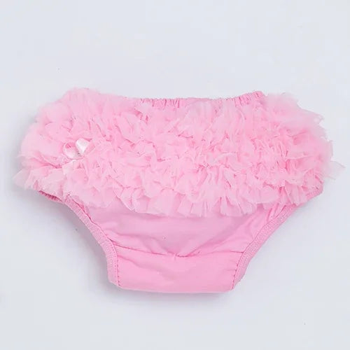 Infant Baby Cotton Cute Bloomers Ruffled Panties Baby Girls 15 Colors Diaper Coves Infant Toddler Tutu Short Leedoar