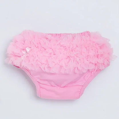 Infant Baby Cotton Cute Bloomers Ruffled Panties Baby Girls 15 Colors Diaper Coves Infant Toddler Tutu Short Leedoar