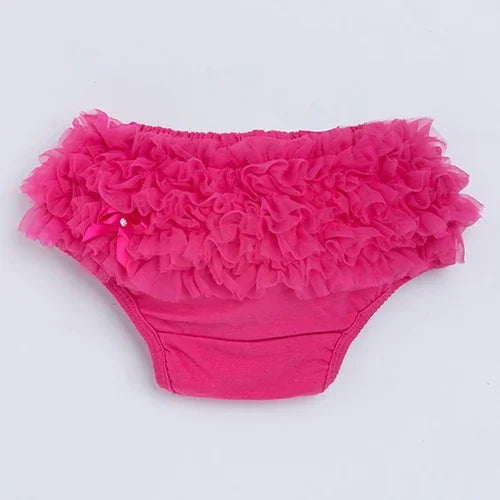 Infant Baby Cotton Cute Bloomers Ruffled Panties Baby Girls 15 Colors Diaper Coves Infant Toddler Tutu Short Leedoar