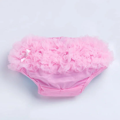 Infant Baby Cotton Cute Bloomers Ruffled Panties Baby Girls 15 Colors Diaper Coves Infant Toddler Tutu Short Leedoar