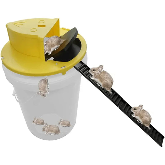 Intelligent Pitfall Mouse Catcher Trap Bucket Automatic Reset Flipping Sliding Bucket Lid Automatic Reset After Catching Mice Leedoar