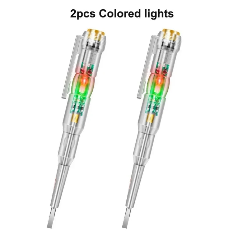 Intelligent Voltage Tester Pen AC Non-contact Induction Test Pencil Voltmeter Power Detector Electrical Screwdriver Indicator Leedoar