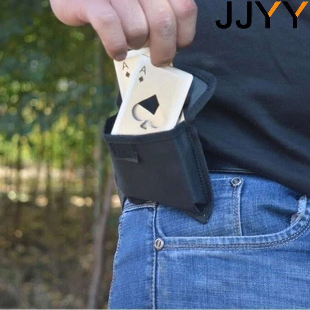 JJYY Black Poker Card Beer Bottle Opener Personalized Stainless Steel Credit Card Bottle Opener Card of Spades Bar Tool Leedoar