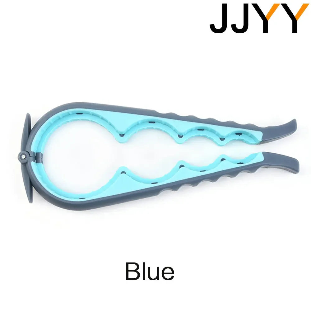 JJYY Can Opener Multifunctional Four In One Beverage Bottle Opener Cap Twister Four Position Can Opener Anti Slip Cap Twister Leedoar