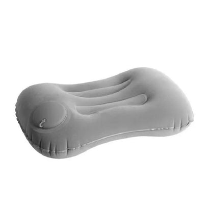 JJYY Travel Pillow Air Inflatable Airplane Car Pillows Pillow Folding Press Type Bed Pillows Neck Cushion Home Office Supplies Leedoar