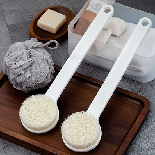 Cepillo de baño japonés, mango largo, cepillo de baño de pelo suave, cepillo para frotar la espalda, cepillo para frotar el cuerpo, cepillo de Dios 