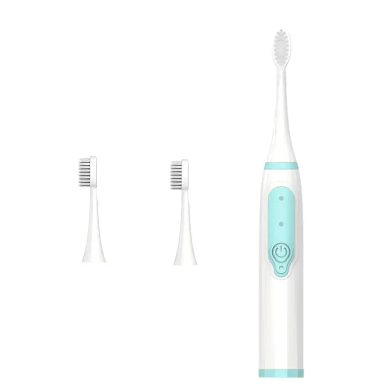 Jianpai Sonic Electric Toothbrush for Men and Women Adult Household Non Rechargeable Soft Hair IPX6 Waterproof Leedoar