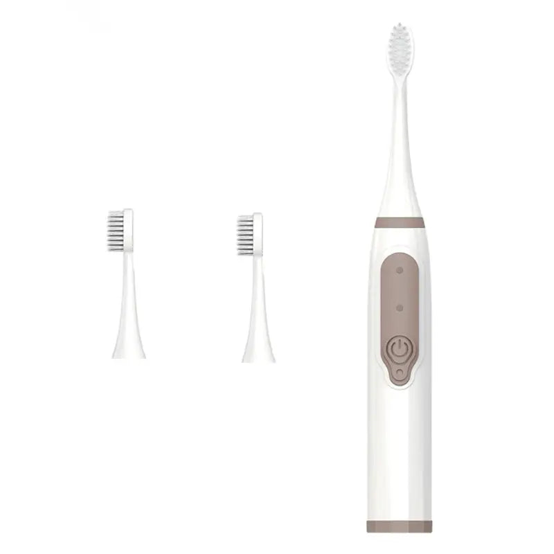 Jianpai Sonic Electric Toothbrush for Men and Women Adult Household Non Rechargeable Soft Hair IPX6 Waterproof Leedoar