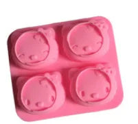 Kawaii Hello Kitty Ice Tray Silicone Mold Sanrio Cute Kuromi DIY Chocolate Biscuit Mold Baking Tool    My Melody Candy Mold Gift Leedoar