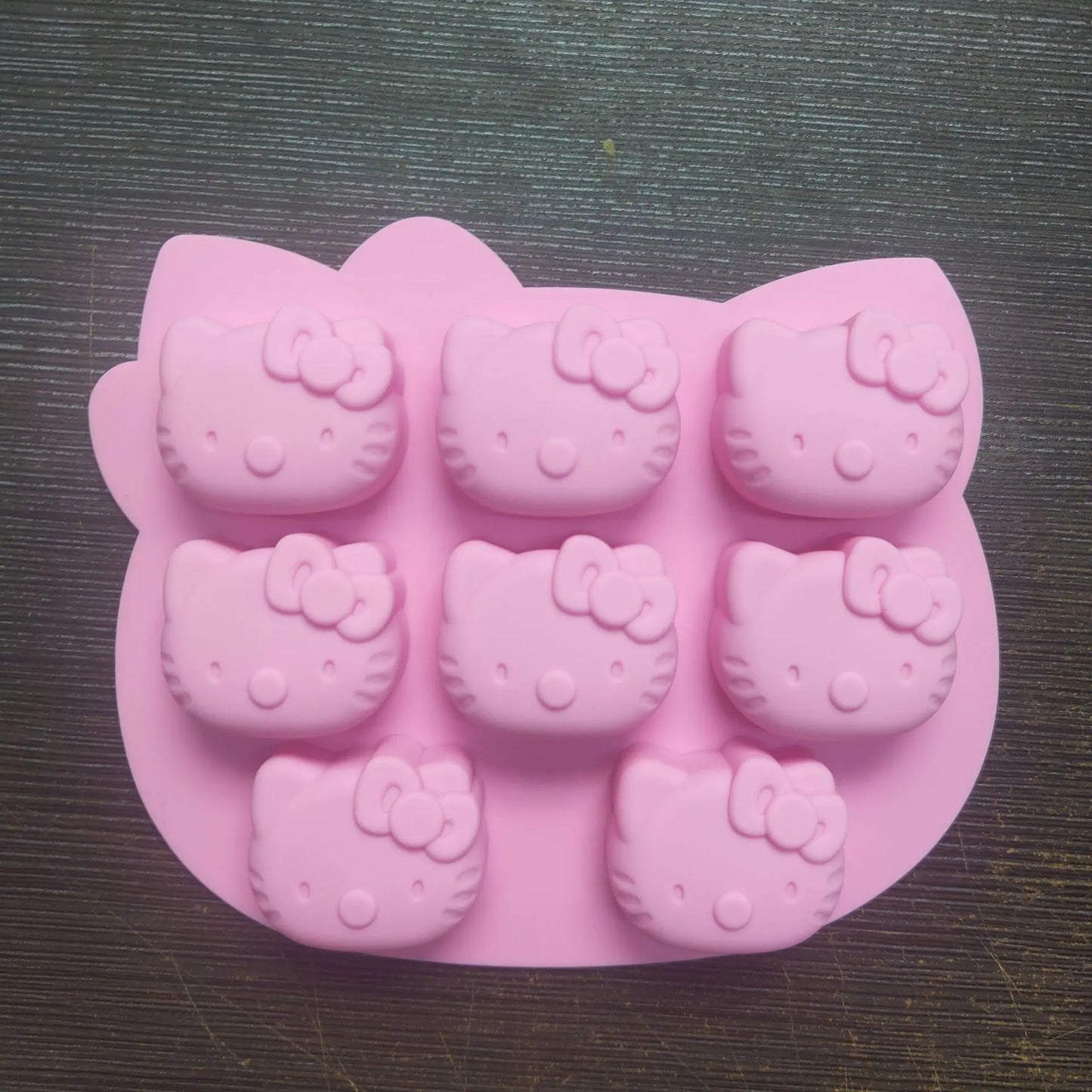 Kawaii Hello Kitty Ice Tray Silicone Mold Sanrio Cute Kuromi DIY Chocolate Biscuit Mold Baking Tool    My Melody Candy Mold Gift Leedoar