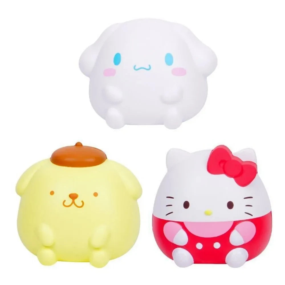 Kawaii Melody Decompression Sanrio Kuromi Cinnamoroll Stress Relief Squishy Anime Cartoon Children's Hand Pinch Toy Healing Gift Leedoar