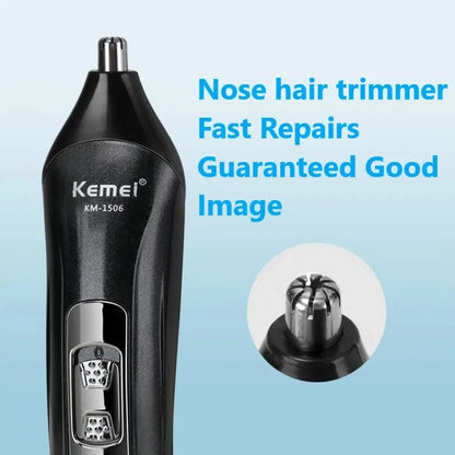 Kemei KM-1506 3 in 1 Electric Shaver USB Charging Hair trimmer Electric Rechargeable Nose Professional Shaving Machine Leedoar